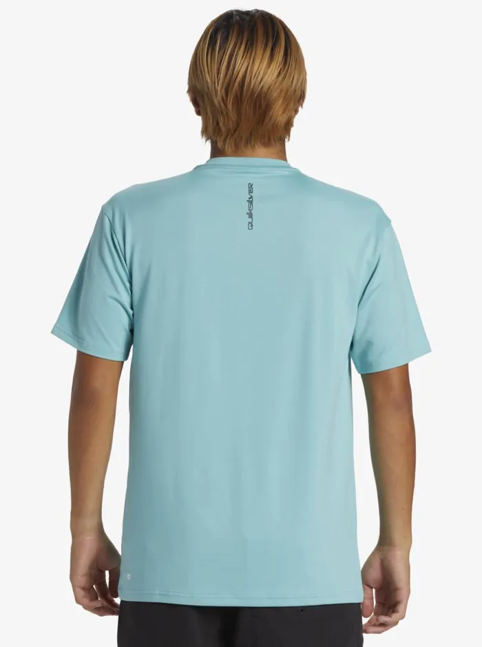 Quiksilver Everyday Surf Tee Marine Blue Mens Rashguards Quiksilver Everyday Surf Tee Marine Blue Mens Rashguards