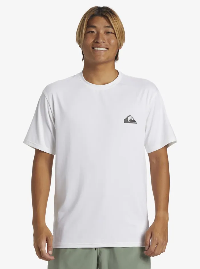 Quiksilver Everyday Surf Tee White Mens Rashguards