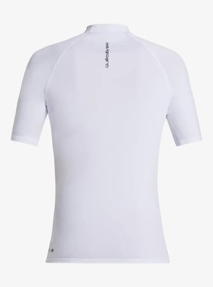 Quiksilver Everyday UPF50 Short Sleeve Surf Tee White Mens Rashguards Quiksilver Everyday UPF50 Short Sleeve Surf Tee White Mens Rashguards