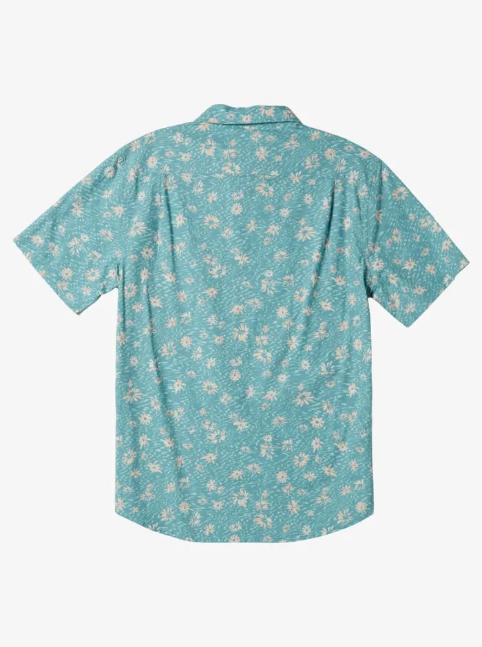 Quiksilver Future Hippie Short Sleeve Woven Shirt Reef Waters Future Hippy Mens Shirts and Polos Quiksilver Future Hippie Short Sleeve Woven Shirt Reef Waters Future Hippy Mens Shirts and Polos