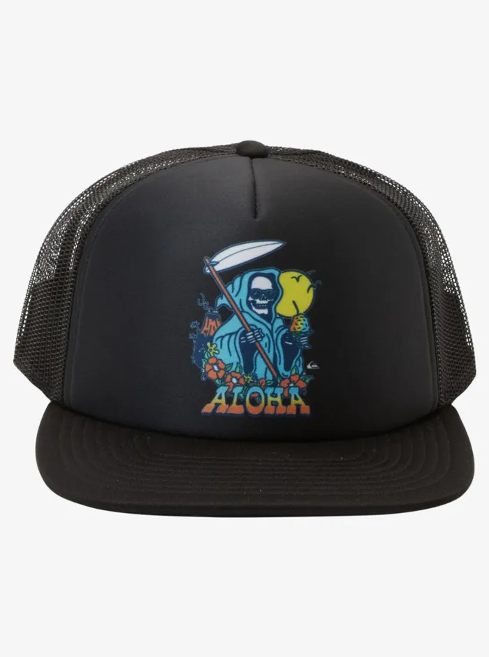 Quiksilver Hawaii Ice Cold Trucker Hat Black Mens Hats Quiksilver Hawaii Ice Cold Trucker Hat Black Mens Hats