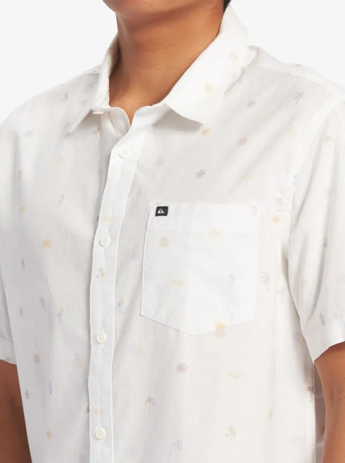 Quiksilver Heat Wave Short Sleeve Woven Shirt Midnight Navy Heat Waves Mens Shirts and Polos Quiksilver Heat Wave Short Sleeve Woven Shirt Midnight Navy Heat Waves Mens Shirts and Polos