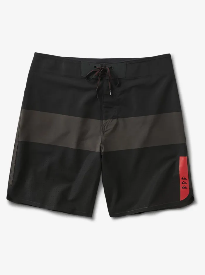 Quiksilver Highline Pro Scallop 19034 Boardshorts Black Mens Shorts and Amphibians Quiksilver Highline Pro Scallop 19034 Boardshorts Black Mens Shorts and Amphibians