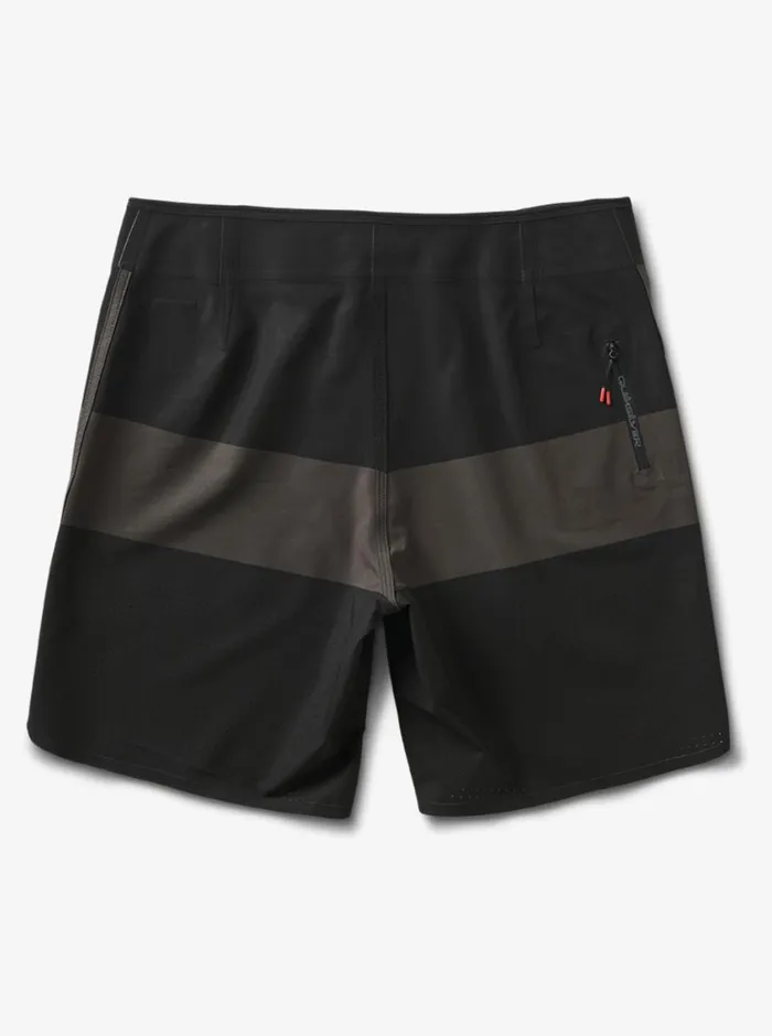 Quiksilver Highline Pro Scallop 19034 Boardshorts Black Mens Shorts and Amphibians Quiksilver Highline Pro Scallop 19034 Boardshorts Black Mens Shorts and Amphibians
