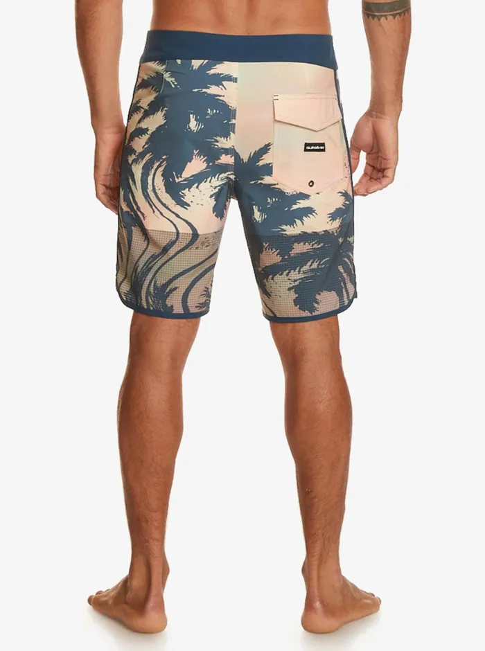Quiksilver Highline Scallop 19034 Boardshorts Pastel Turquoise Mens Shorts and Amphibians Quiksilver Highline Scallop 19034 Boardshorts Pastel Turquoise Mens Shorts and Amphibians