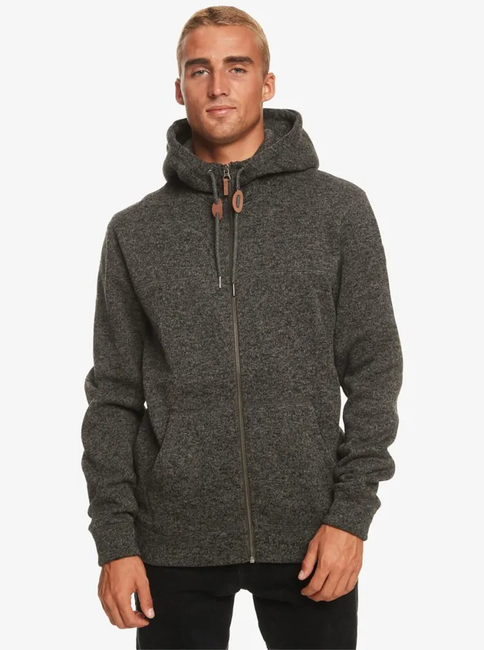 Quiksilver Keller ZipUp Hoodie Dark Grey Heather Mens Sweatshirts and Hoodies Quiksilver Keller ZipUp Hoodie Dark Grey Heather Mens Sweatshirts and Hoodies