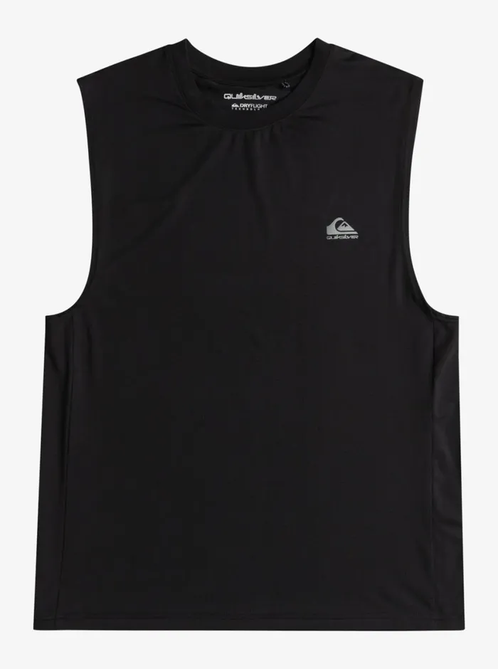 Quiksilver Lap Time Muscle Knit True Black Mens Tees