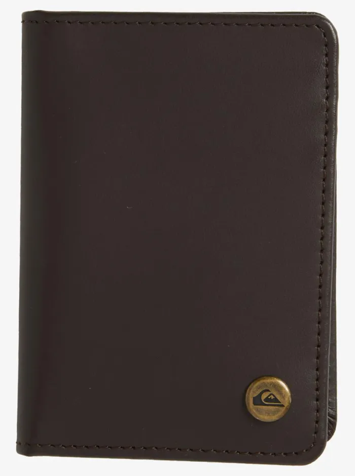 Quiksilver Mack Cardy Wallet Chocolate Brown Mens Wallets