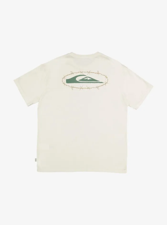 Quiksilver Mikey TShirt Snow White Mens Tees Quiksilver Mikey TShirt Snow White Mens Tees