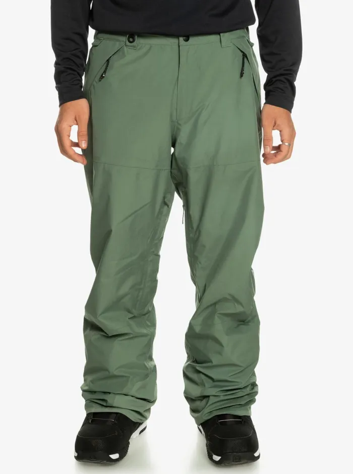Quiksilver Mission Shell Pro GORETEX Snow Pants Laurel Wreath Mens Snow Pants