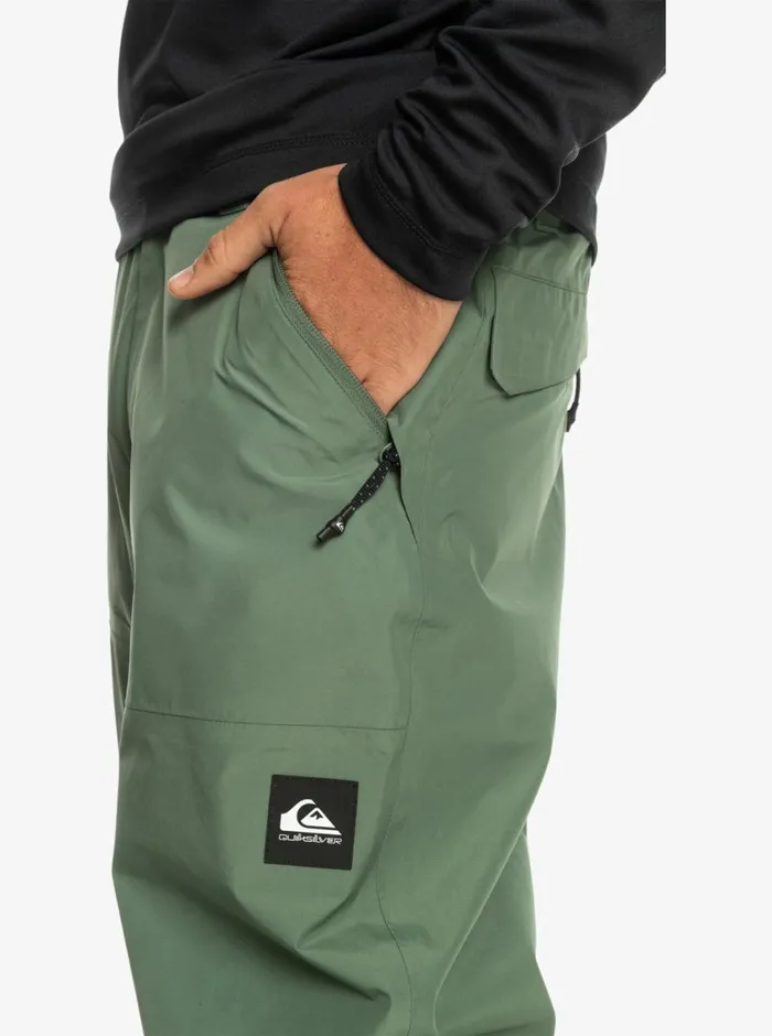 Quiksilver Mission Shell Pro GORETEX Snow Pants Laurel Wreath Mens Snow Pants
