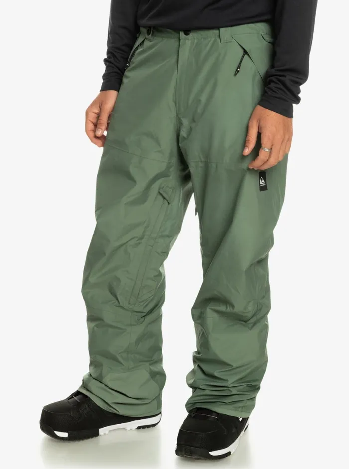 Quiksilver Mission Shell Pro GORETEX Snow Pants Laurel Wreath Mens Snow Pants