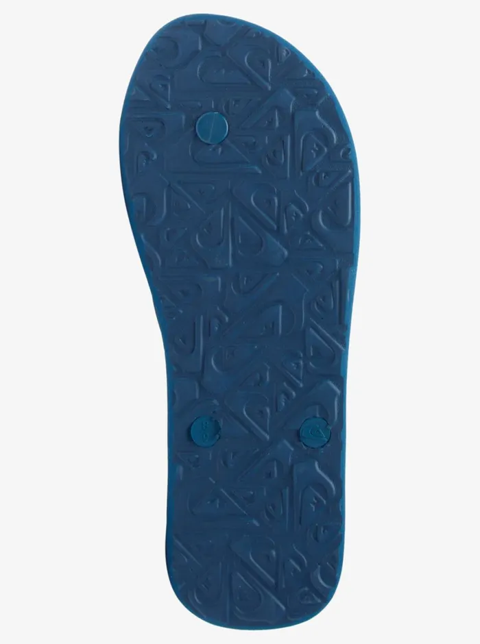 Quiksilver Molokai Art FlipFlops Blueblackyellow Mens Sandals Quiksilver Molokai Art FlipFlops Blueblackyellow Mens Sandals
