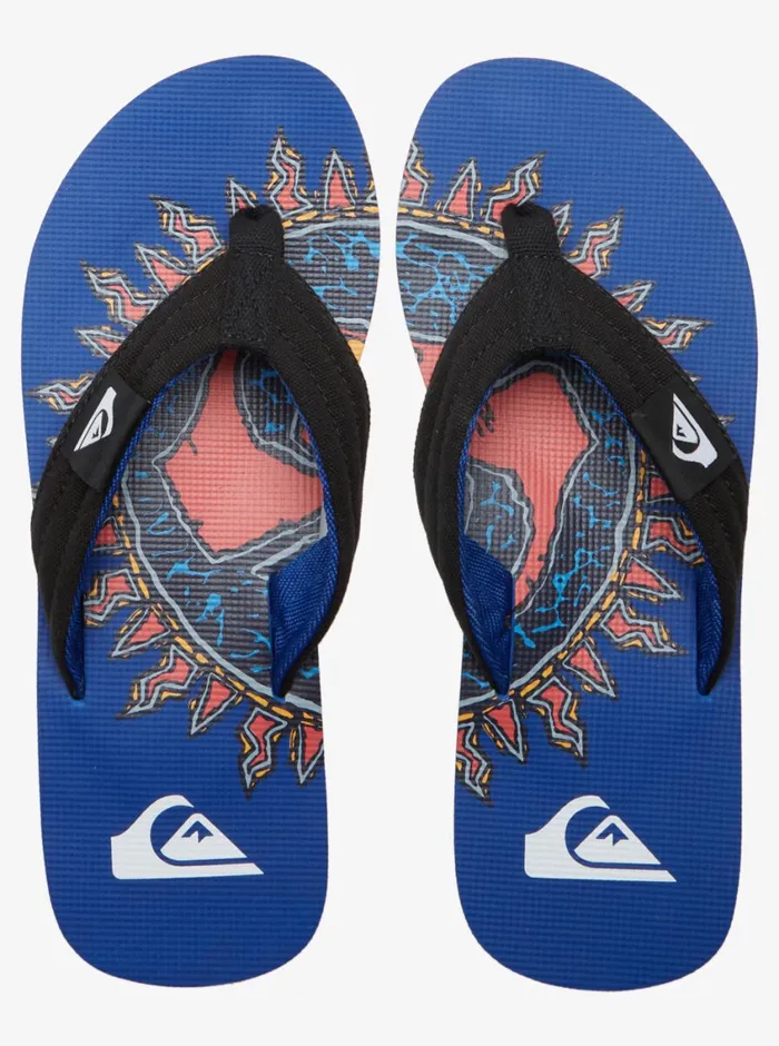 Quiksilver Molokai Layback Sandals Blue 4 Mens Sandals Quiksilver Molokai Layback Sandals Blue 4 Mens Sandals