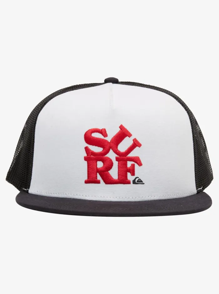 Quiksilver Oasis Trucker Snapback Hat White Mens Hats Quiksilver Oasis Trucker Snapback Hat White Mens Hats
