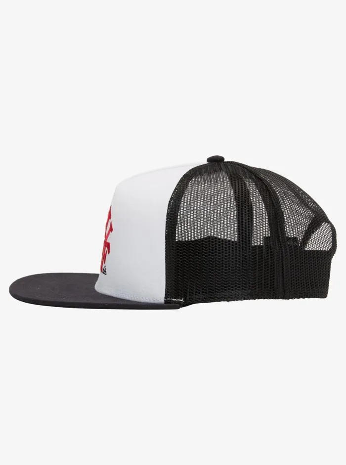 Quiksilver Oasis Trucker Snapback Hat White Mens Hats Quiksilver Oasis Trucker Snapback Hat White Mens Hats