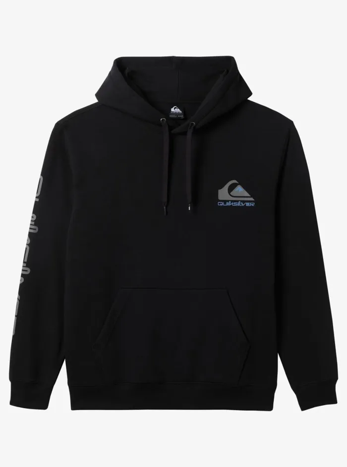 Quiksilver Omni Logo Hoodie Crew Neck Sweatshirt Black Mens Sweatshirts and Hoodies Quiksilver Omni Logo Hoodie Crew Neck Sweatshirt Black Mens Sweatshirts and Hoodies
