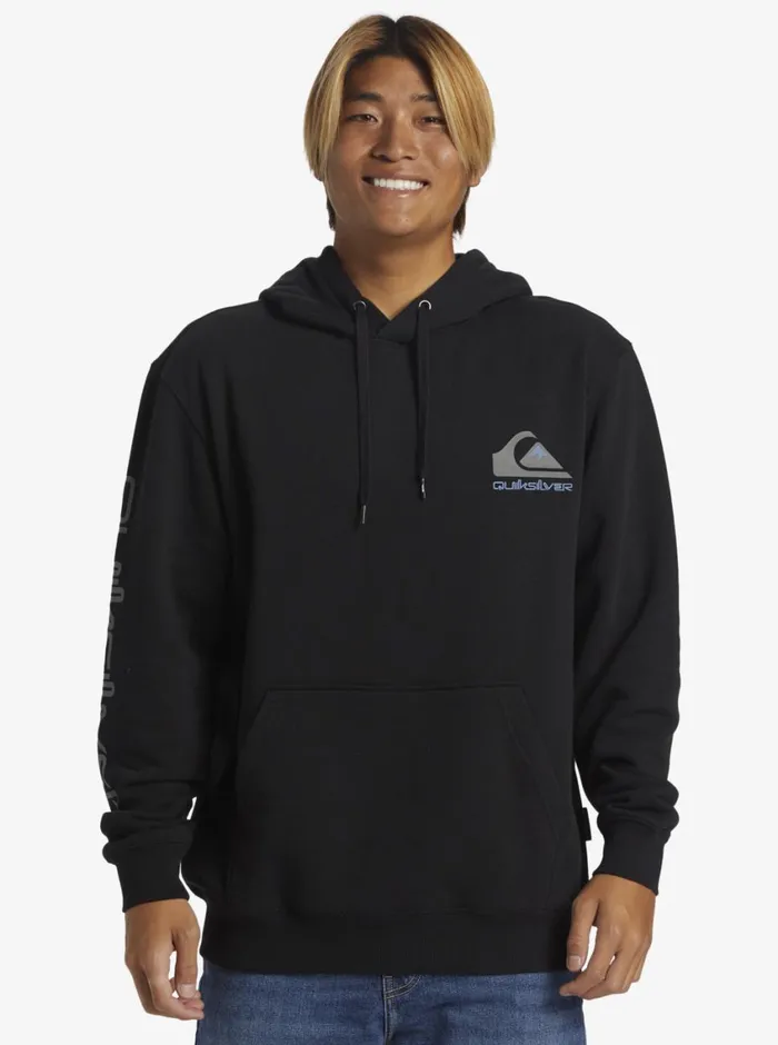 Quiksilver Omni Logo Hoodie Crew Neck Sweatshirt Black Mens Sweatshirts and Hoodies Quiksilver Omni Logo Hoodie Crew Neck Sweatshirt Black Mens Sweatshirts and Hoodies