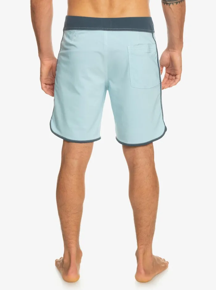 Quiksilver Original Scallop 18034 Boardshorts Sky Blue Mens Shorts and Amphibians