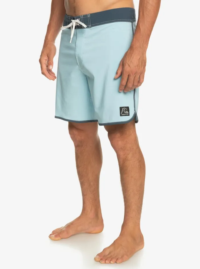 Quiksilver Original Scallop 18034 Boardshorts Sky Blue Mens Shorts and Amphibians