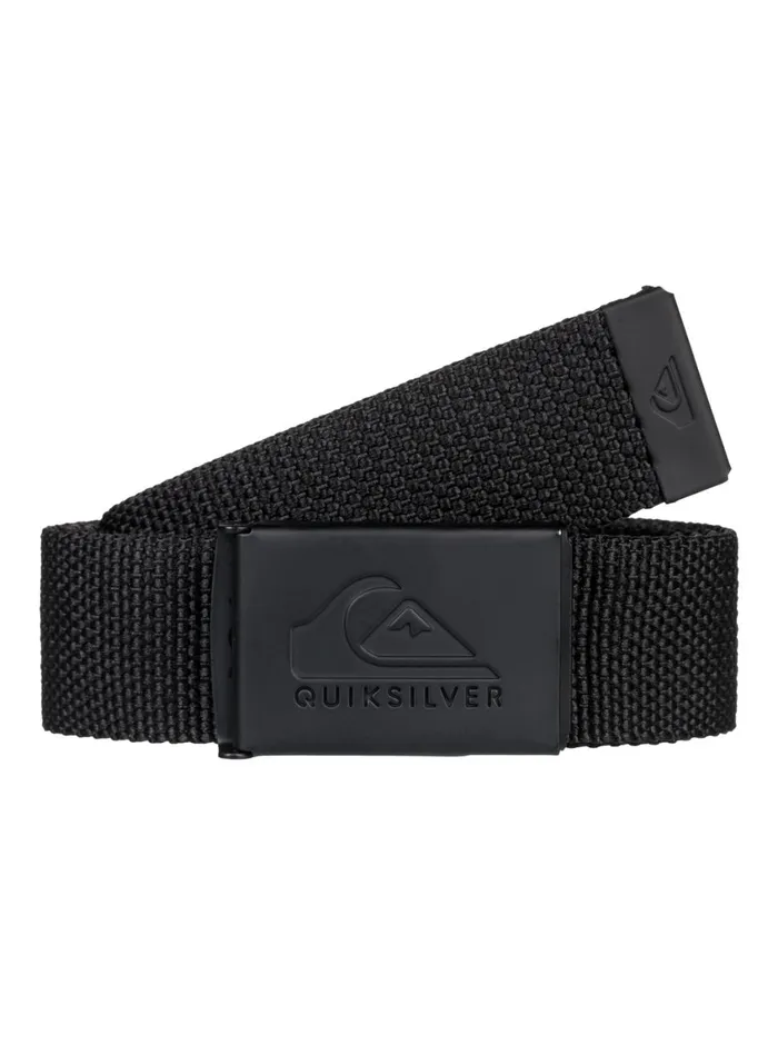 Quiksilver Principal Schwack Webbing Belt Black Mens Belts