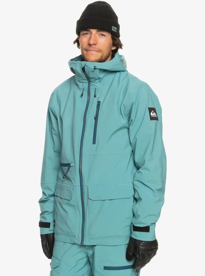 Quiksilver Sammy Carlson Stretch Quest Technical Snow Jacket Brittany Blue Mens Snow Jackets Quiksilver Sammy Carlson Stretch Quest Technical Snow Jacket Brittany Blue Mens Snow Jackets