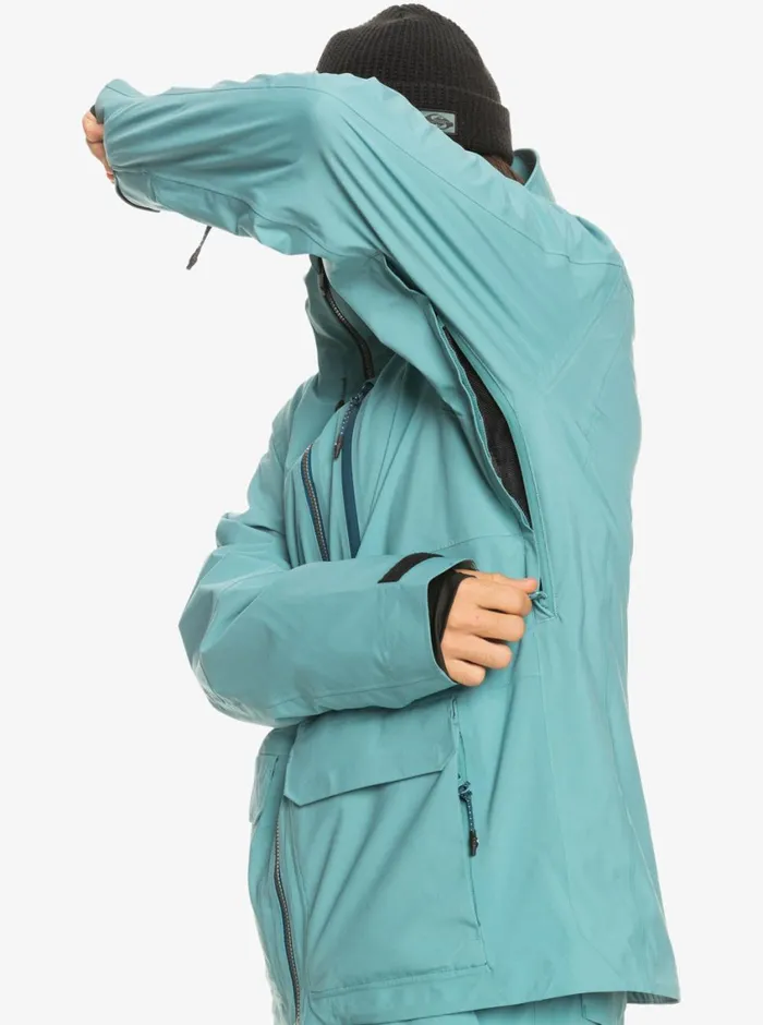 Quiksilver Sammy Carlson Stretch Quest Technical Snow Jacket Brittany Blue Mens Snow Jackets Quiksilver Sammy Carlson Stretch Quest Technical Snow Jacket Brittany Blue Mens Snow Jackets