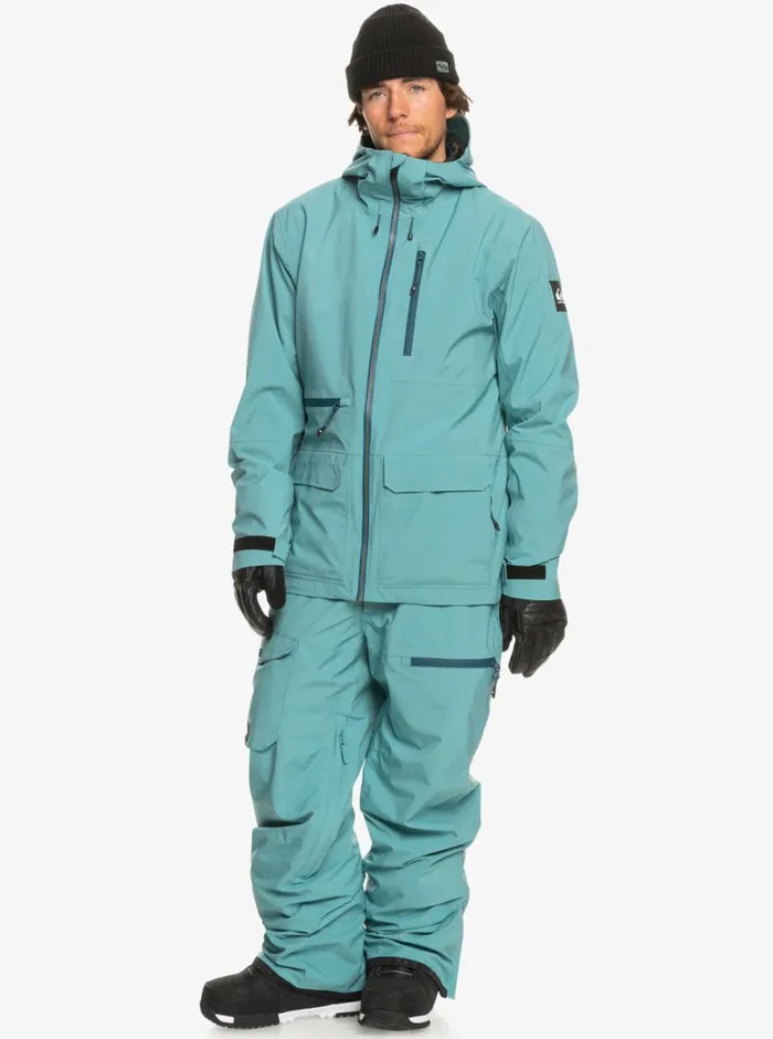 Quiksilver Sammy Carlson Stretch Quest Technical Snow Jacket Brittany Blue Mens Snow Jackets Quiksilver Sammy Carlson Stretch Quest Technical Snow Jacket Brittany Blue Mens Snow Jackets
