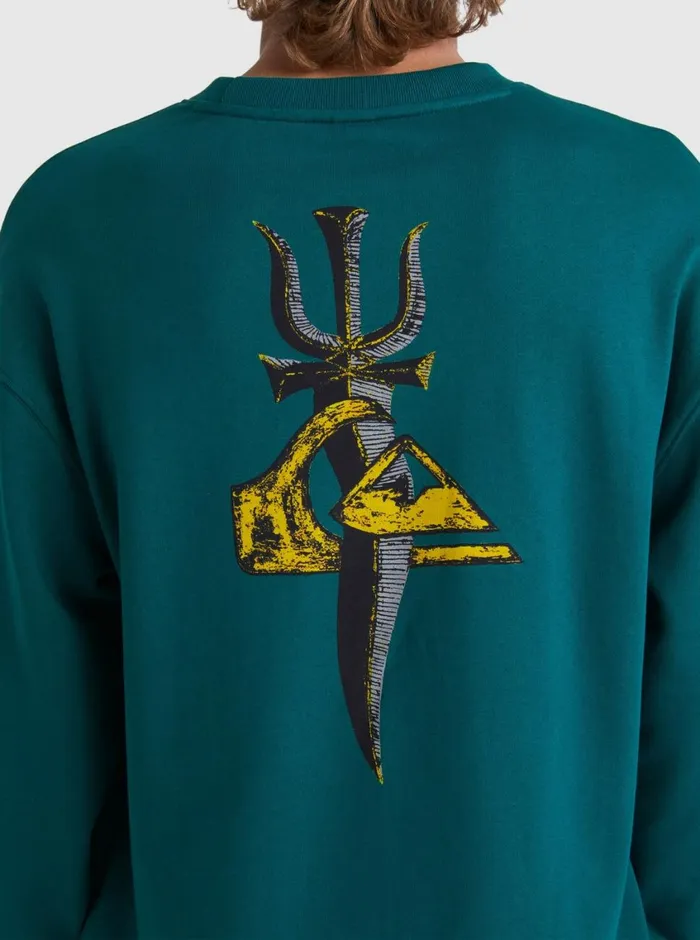 Quiksilver Sof Sweatshirt Smoke Pine Mens Sweatshirts and Hoodies Quiksilver Sof Sweatshirt Smoke Pine Mens Sweatshirts and Hoodies
