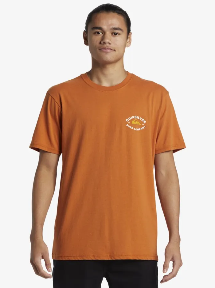 Quiksilver Stay In Bounds TShirt Mango Mens Tees Quiksilver Stay In Bounds TShirt Mango Mens Tees