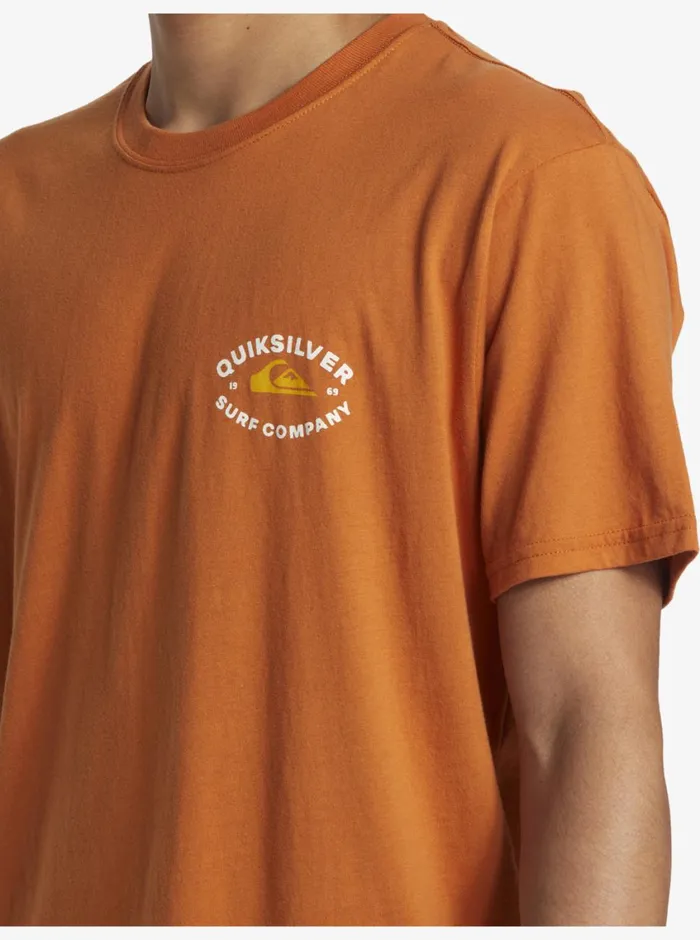 Quiksilver Stay In Bounds TShirt Mango Mens Tees Quiksilver Stay In Bounds TShirt Mango Mens Tees