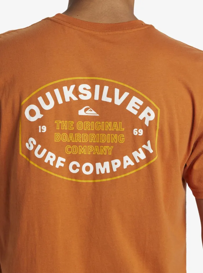 Quiksilver Stay In Bounds TShirt Mango Mens Tees Quiksilver Stay In Bounds TShirt Mango Mens Tees