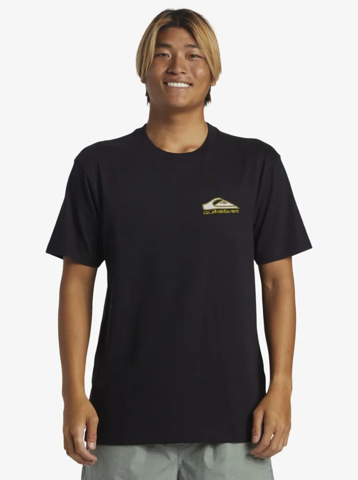 Quiksilver Step Up TShirt Black Mens Tees