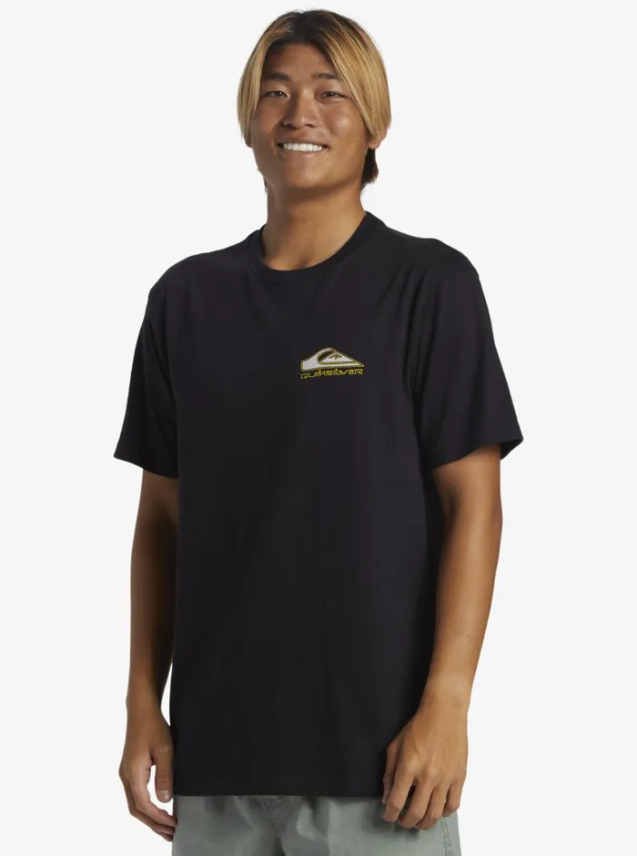 Quiksilver Step Up TShirt Black Mens Tees
