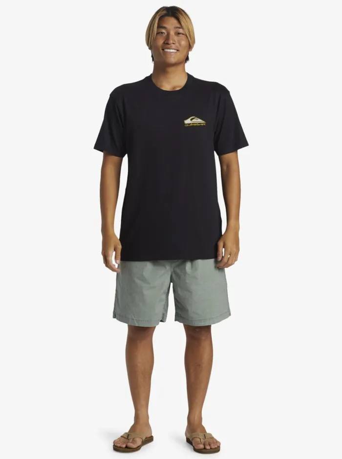 Quiksilver Step Up TShirt Black Mens Tees