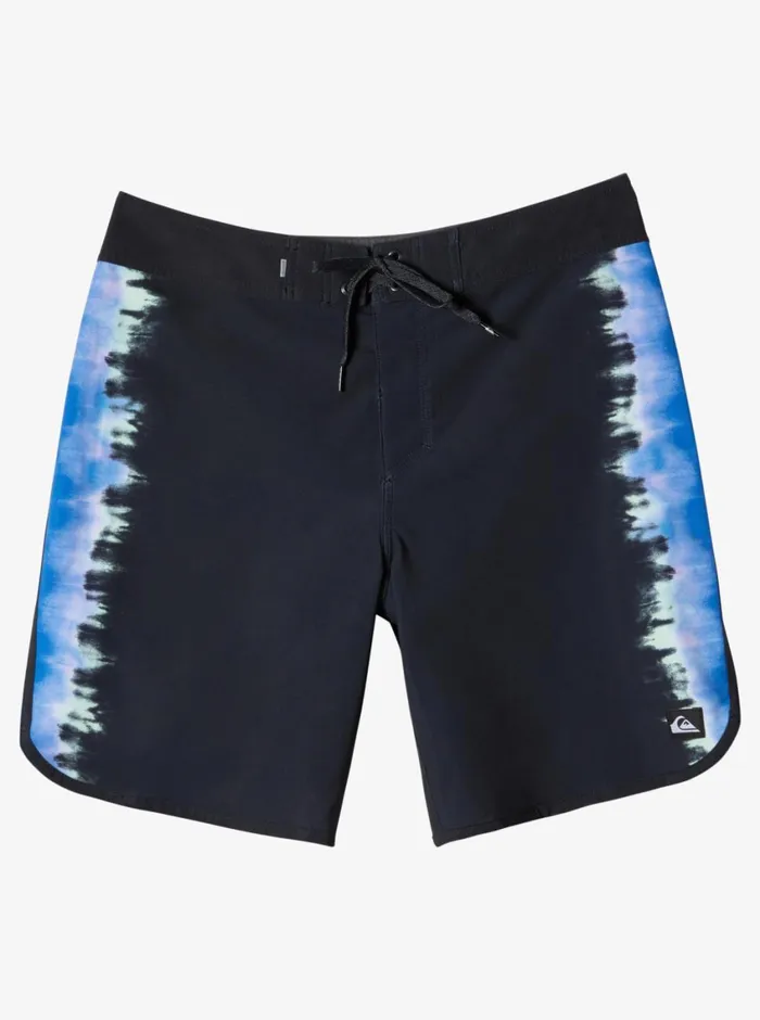 Quiksilver Surfsilk Scallop 19034 Boardshorts Black Mens Shorts and Amphibians Quiksilver Surfsilk Scallop 19034 Boardshorts Black Mens Shorts and Amphibians