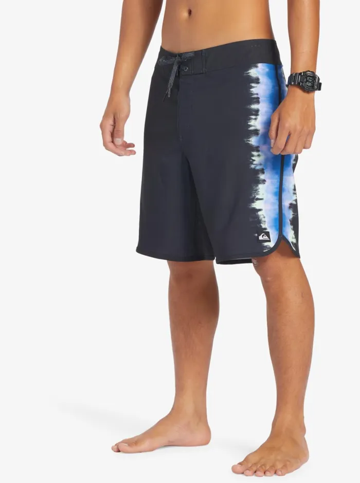 Quiksilver Surfsilk Scallop 19034 Boardshorts Black Mens Shorts and Amphibians Quiksilver Surfsilk Scallop 19034 Boardshorts Black Mens Shorts and Amphibians