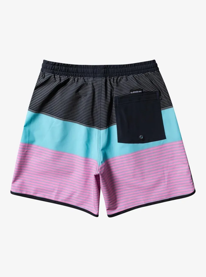 Quiksilver Surfsilk Tijuana 17034 Volleys Black Mens Elastic Waist Quiksilver Surfsilk Tijuana 17034 Volleys Black Mens Elastic Waist