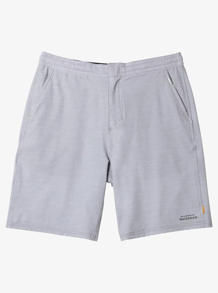 Quiksilver Suva Amphibian 20034 Hybrid Shorts Light Grey Heather MensWaterman Amphibians Quiksilver Suva Amphibian 20034 Hybrid Shorts Light Grey Heather MensWaterman Amphibians