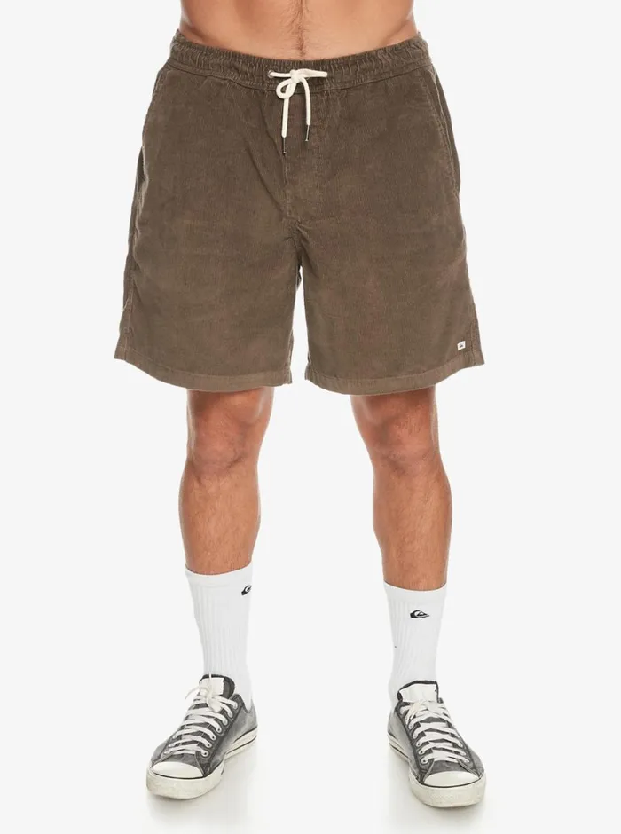Quiksilver Taxer Cord Shorts Major Brown Mens Shorts and Amphibians Quiksilver Taxer Cord Shorts Major Brown Mens Shorts and Amphibians