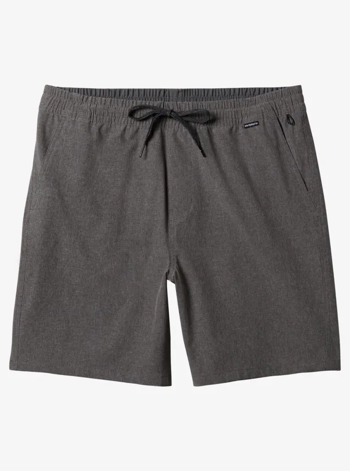 Quiksilver Taxer Heather Amphibian 18034 Hybrid Shorts Black Mens Shorts and Amphibians Quiksilver Taxer Heather Amphibian 18034 Hybrid Shorts Black Mens Shorts and Amphibians