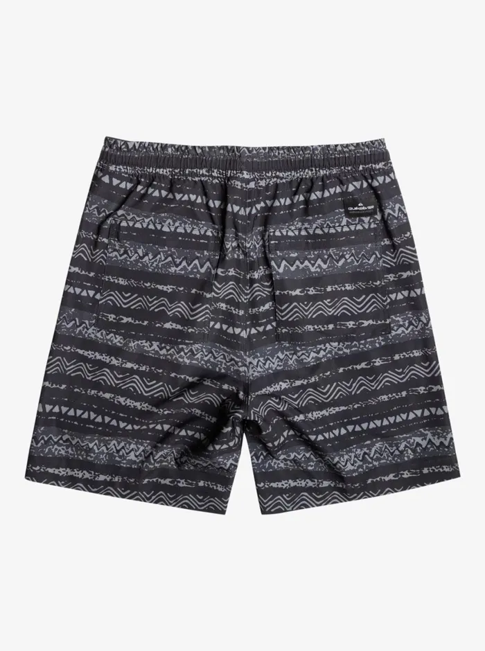 Quiksilver Taxer Print 18034 Amphibian Boardshorts Black Mens Shorts and Amphibians Quiksilver Taxer Print 18034 Amphibian Boardshorts Black Mens Shorts and Amphibians