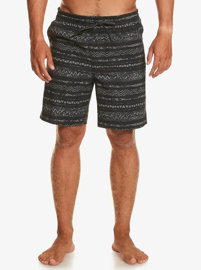 Quiksilver Taxer Print 18034 Amphibian Boardshorts Black Mens Shorts and Amphibians Quiksilver Taxer Print 18034 Amphibian Boardshorts Black Mens Shorts and Amphibians