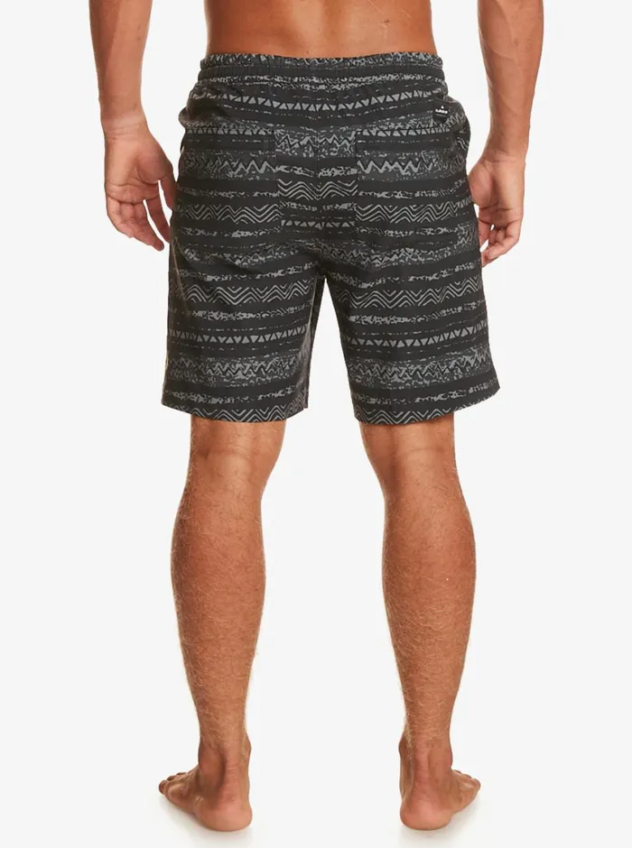 Quiksilver Taxer Print 18034 Amphibian Boardshorts Black Mens Shorts and Amphibians Quiksilver Taxer Print 18034 Amphibian Boardshorts Black Mens Shorts and Amphibians