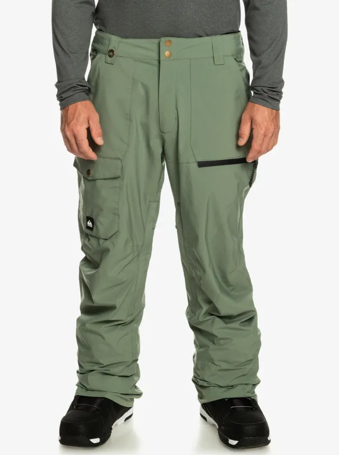 Quiksilver Utility Shell Snow Pants Laurel Wreath Mens Snow Pants