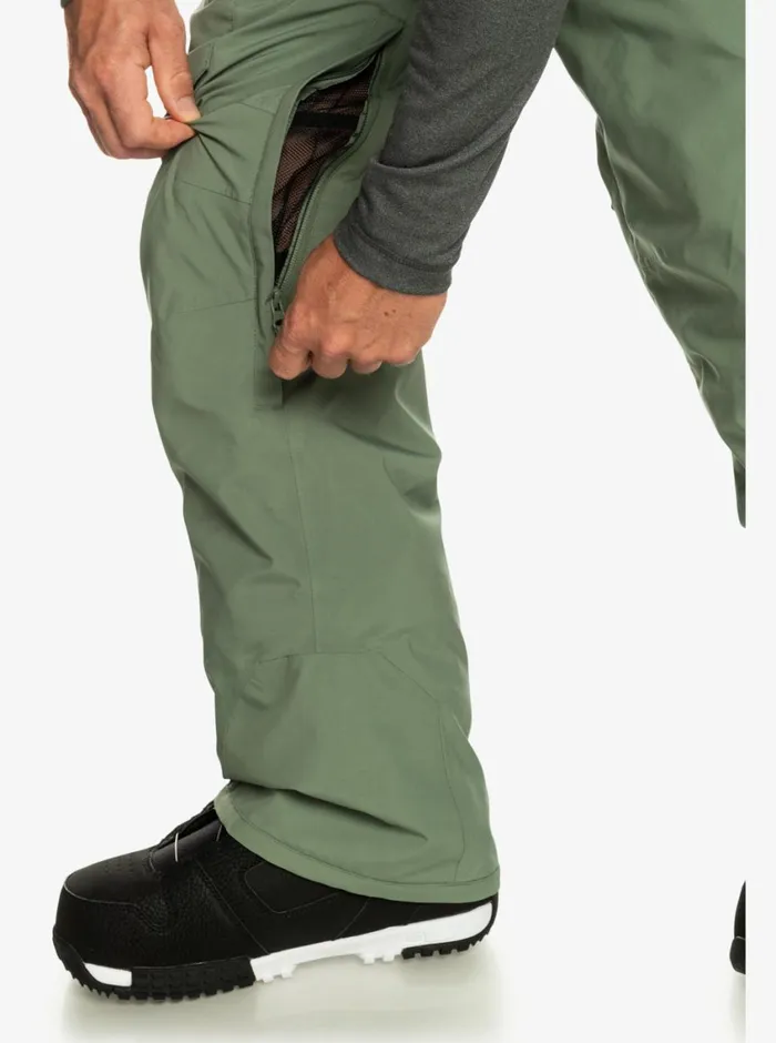 Quiksilver Utility Shell Snow Pants Laurel Wreath Mens Snow Pants