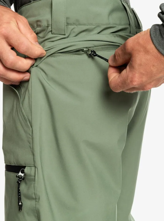 Quiksilver Utility Shell Snow Pants Laurel Wreath Mens Snow Pants