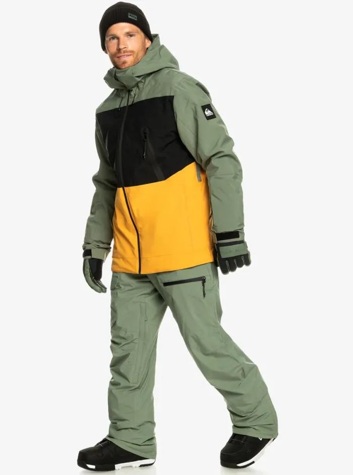 Quiksilver Utility Shell Snow Pants Laurel Wreath Mens Snow Pants
