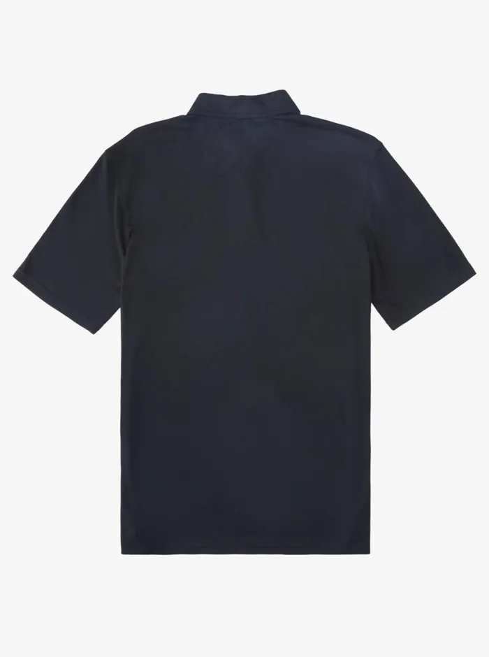 Quiksilver Waterpolo Short Sleeve Polo Shirt Black MensWaterman Shirts and Polos Quiksilver Waterpolo Short Sleeve Polo Shirt Black MensWaterman Shirts and Polos