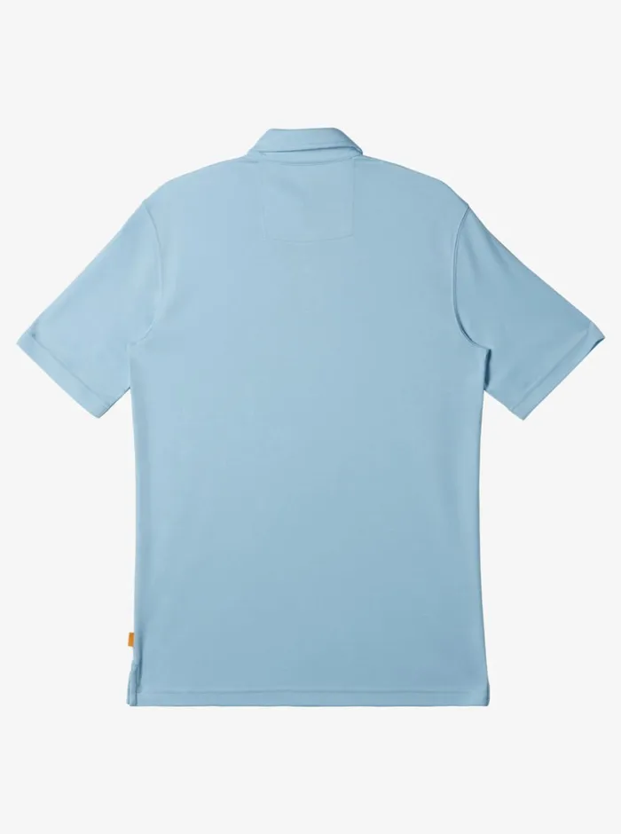 Quiksilver Waterpolo Short Sleeve Polo Shirt Dream Blue MensWaterman Shirts and Polos Quiksilver Waterpolo Short Sleeve Polo Shirt Dream Blue MensWaterman Shirts and Polos